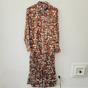 La Ligne Pajamas 2 Pc Floral Design PJ Set